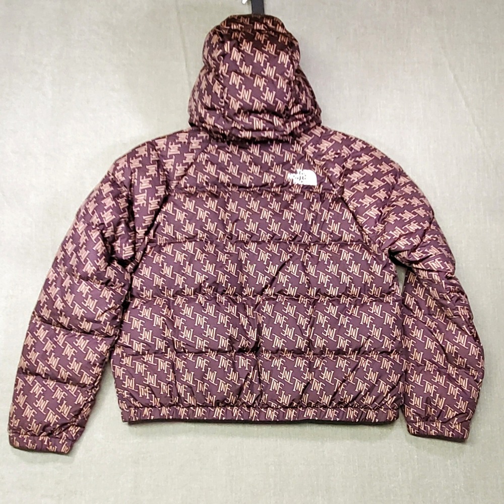 The North Face Womens Hydrenalite Hooded Puffer Jacket NF0A5GGG Brown Large NWT - Picture 3 of 16
